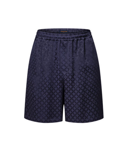 Louis Vuitton Dandy Jacquard SS Shorts – deep navy blue