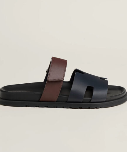 Hermès Chypre Sandal – marine / marron palissandre
