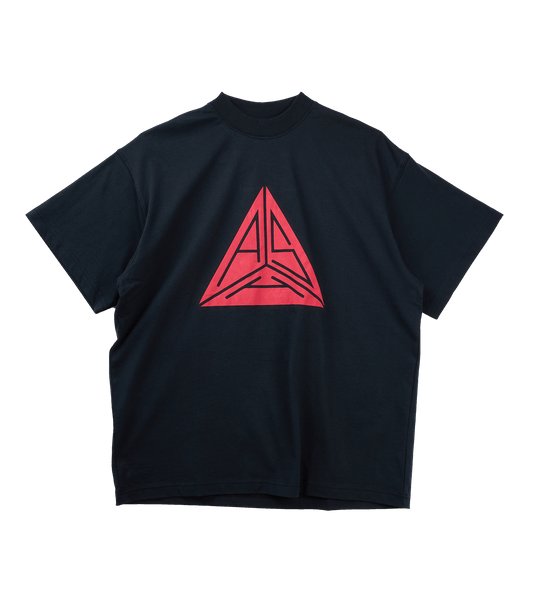 Large Triangle Logo T-shirt Black