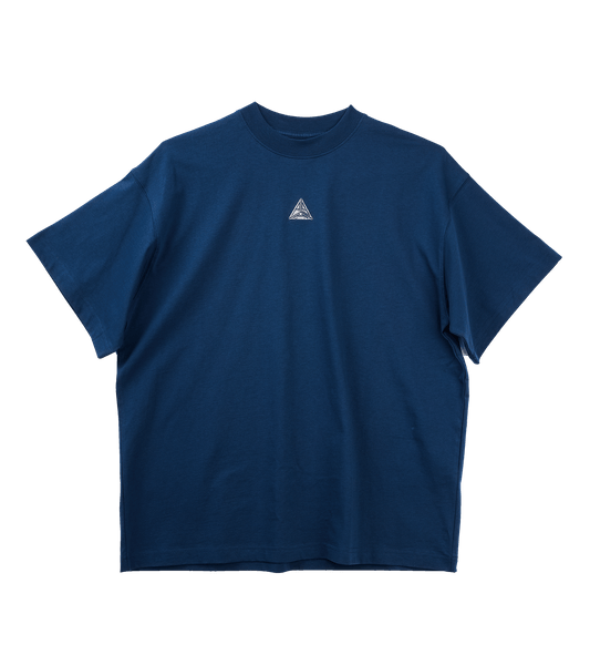 Metallic Small Logo T-shirt Blue