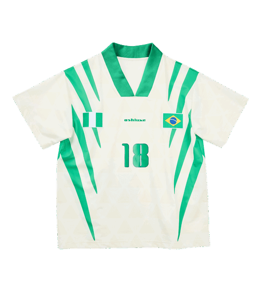 Nigeria X Brazil Football Shirt White
