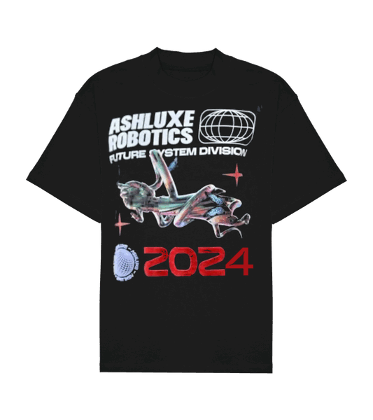 Ashluxe Robotics Future System T-Shirt - Black