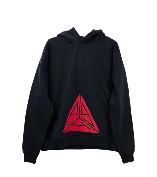 Triangle Logo Hoodie Black