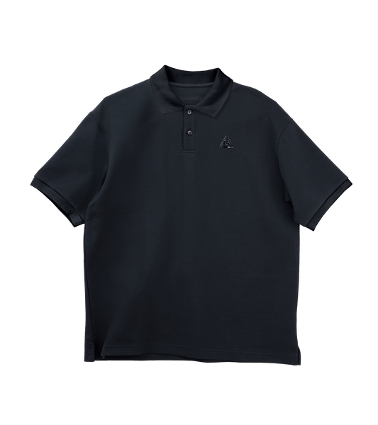 Triangle Logo Polo Shirt Black