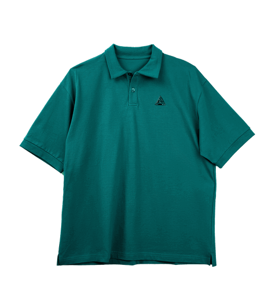 Triangle Logo Polo Shirt Green