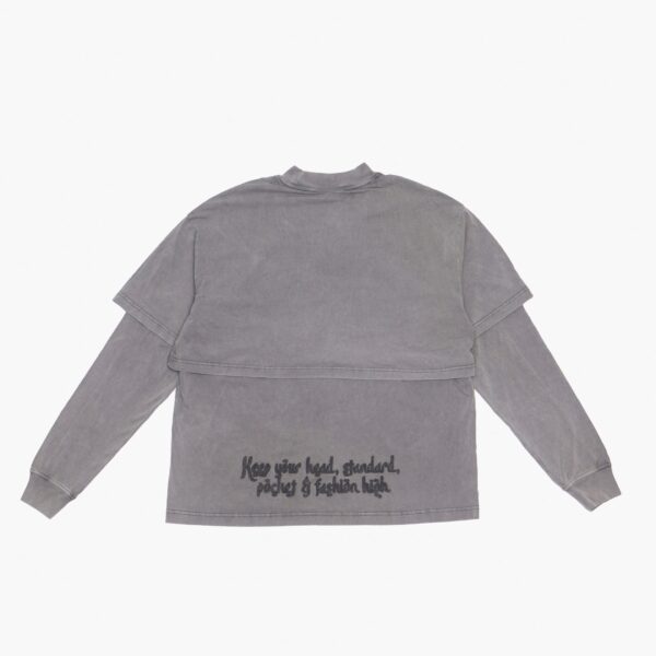 HF 2 IN 1 LONG SLEEVE GREY