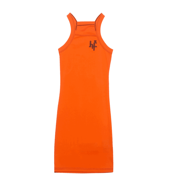 HF ORANGE STRETCHY GOWN