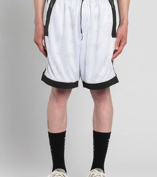 Ashluxe Paradise Basketball White Shorts