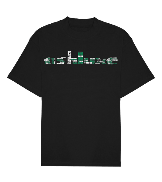 Ashluxe Slang T-Shirt Multicolour Black Green