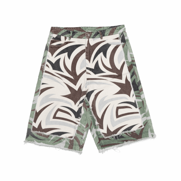 Zttw brown camo jorts