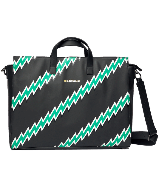 Ashluxe Zig Zag - M -Handbag Green