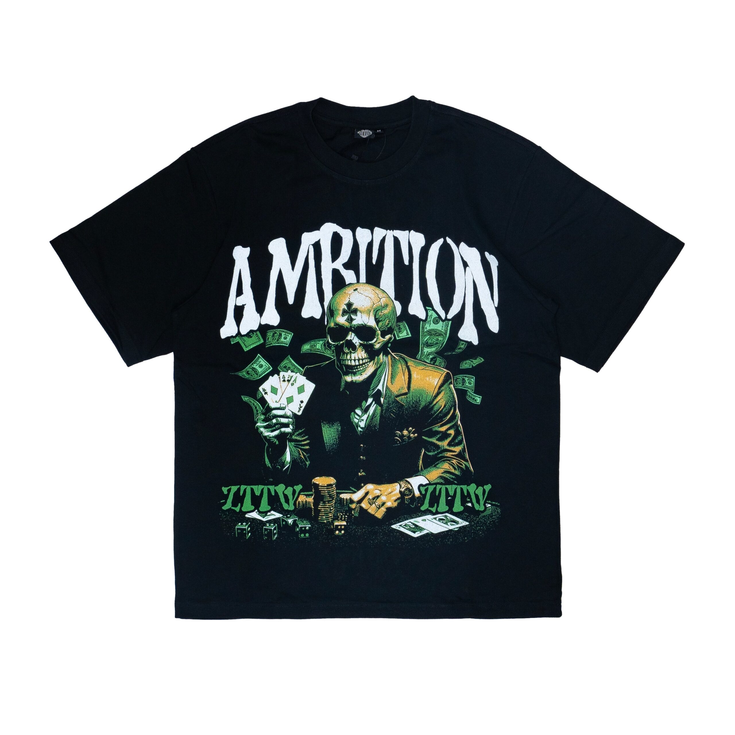 Pokerface Tee - Black