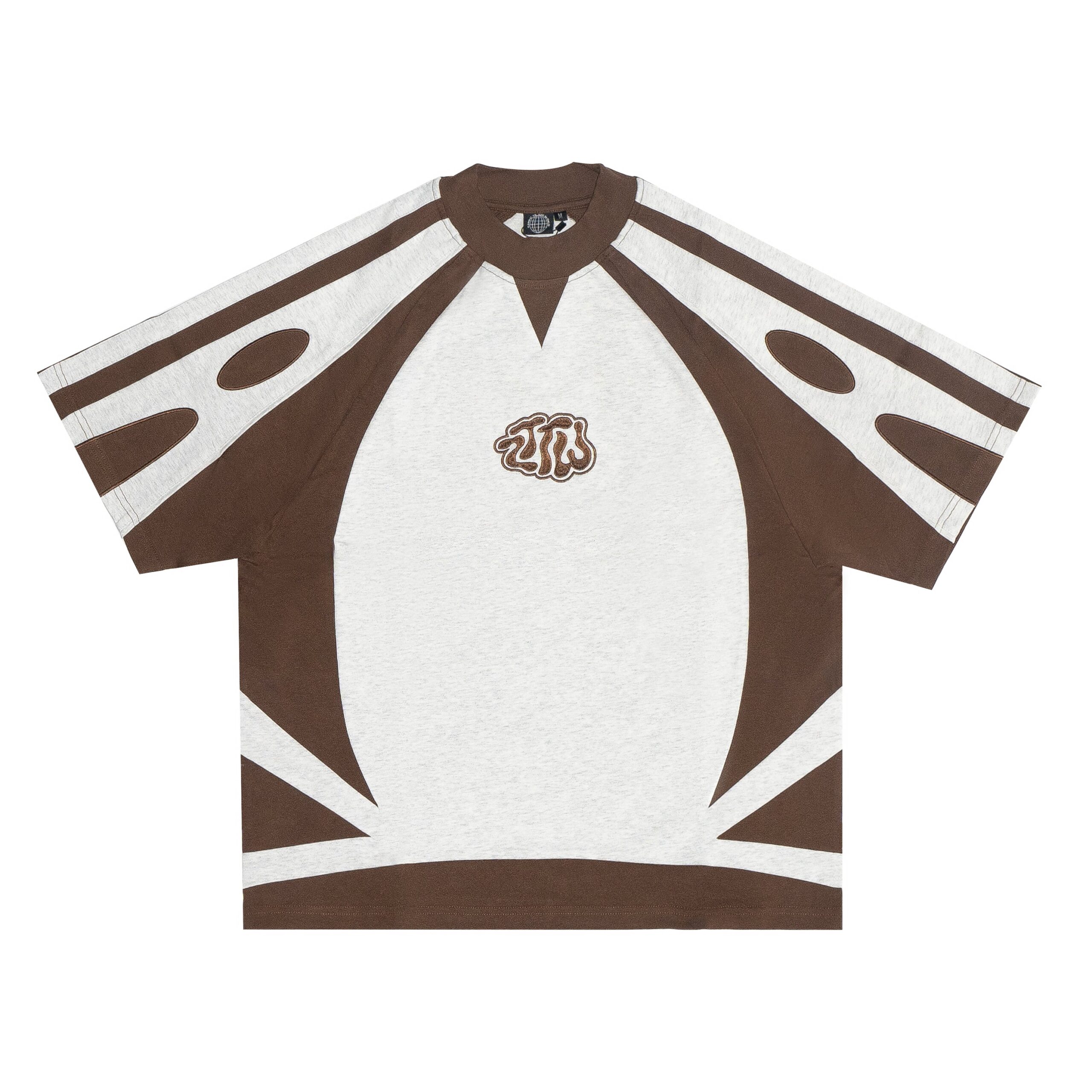 Brown Pattern cut top