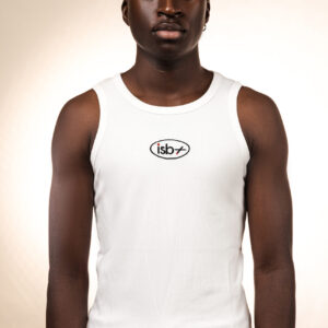 ISBx Center Logo Tank Top – White