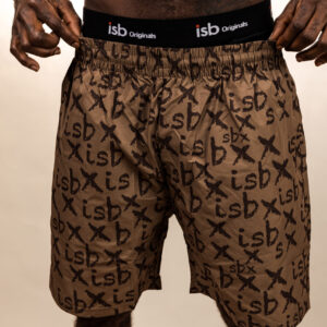 ISBx Canvas Shorts – Brown