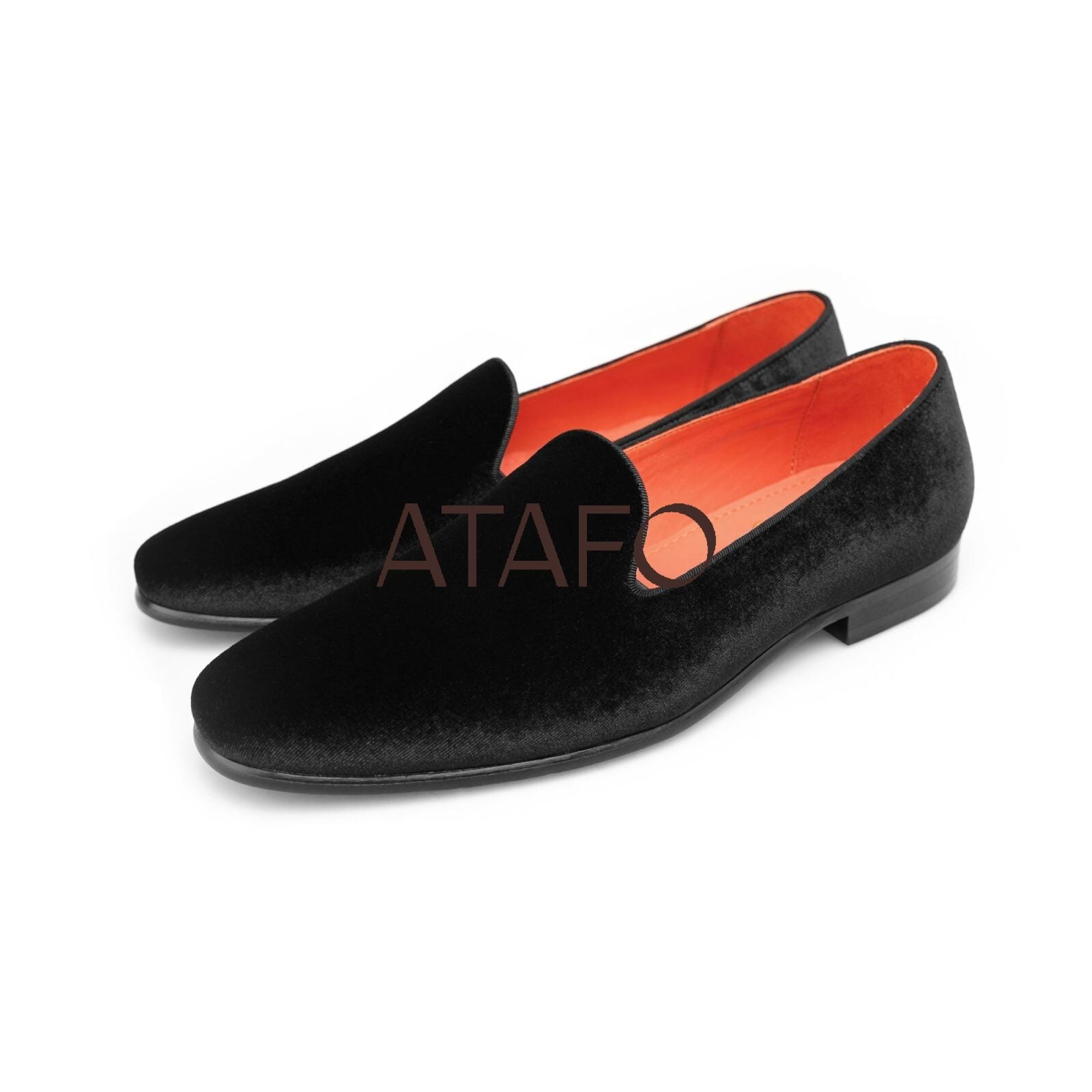 BLACK VELVET SLIPPER