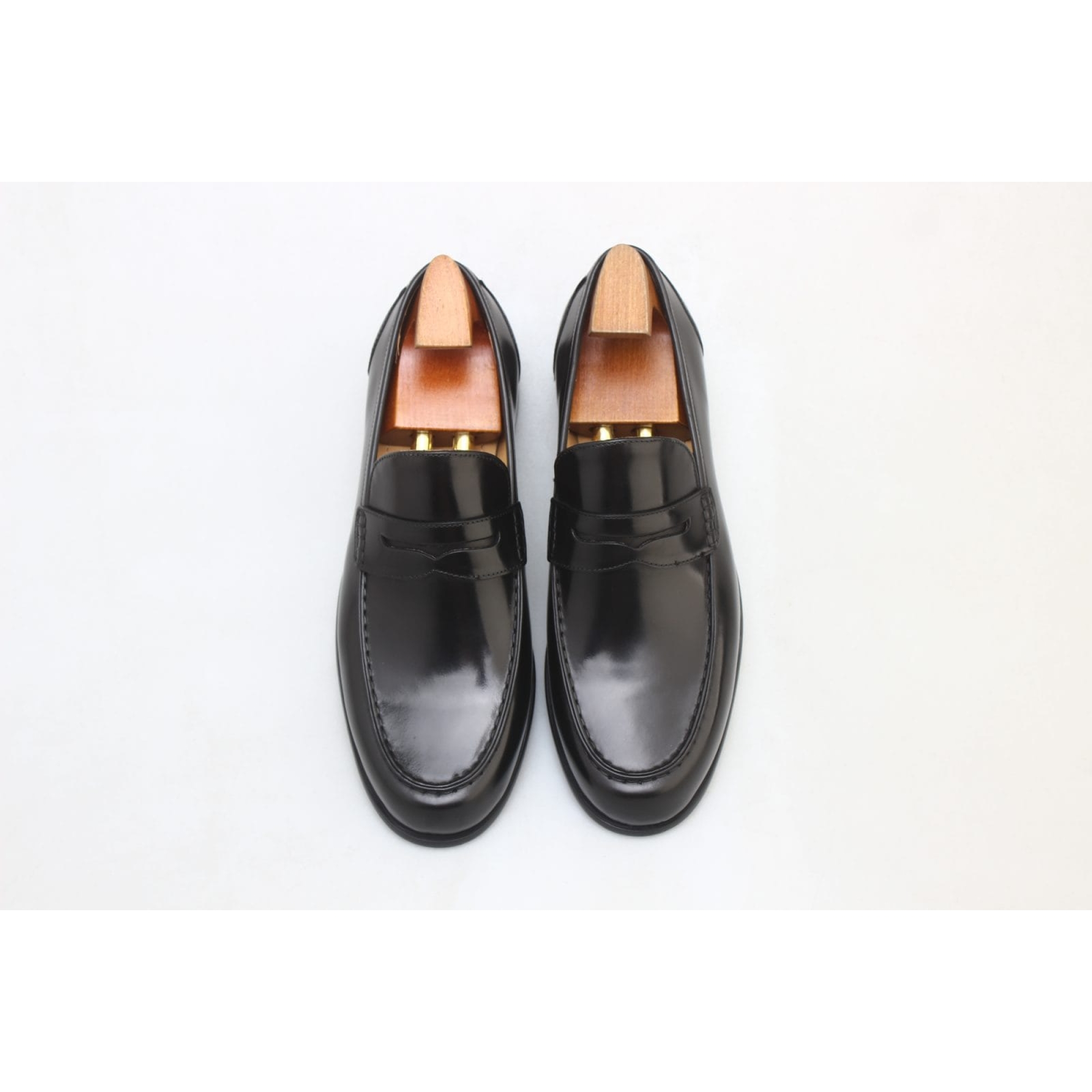 Classic Black Penny Loafer Calf Leather
