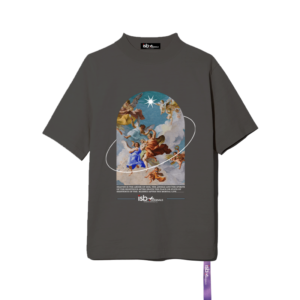 ISB Unisex Turtle Neck T-shirt – Charcoal Heaven Design