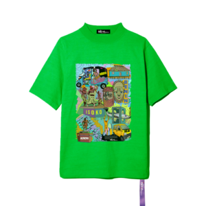 ISB Unisex Turtle Neck Tshirt – Green Places Design