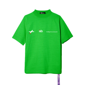 ISB Unisex Turtle Neck T-shirt – Green ISB Love Design
