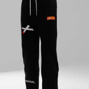 ISB X Original Detailed Patches Trackpants – Black