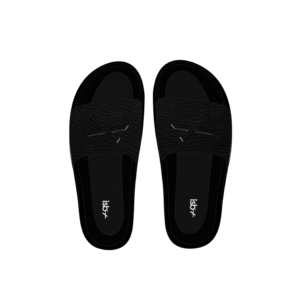 ISB X Leather Slides – Black