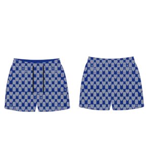 ISB Monogram Canvas Shorts / Blue