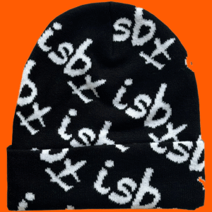 ISB X All Over Beanie Black