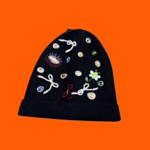 ISB Eye X Bee Original Stone Beanies Black