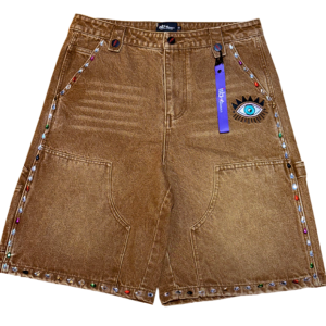ISB Eye X Bee Original Denim Jorts Brown