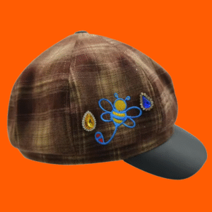 ISB Eye X Bee Newsboy Cap Brown