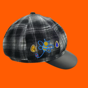 ISB Eye X Bee Newsboy Cap Black